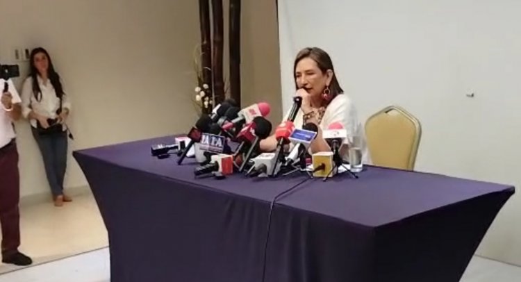 AMLO está muy nervioso, dice  Xóchitl Gálvez desde Morelos