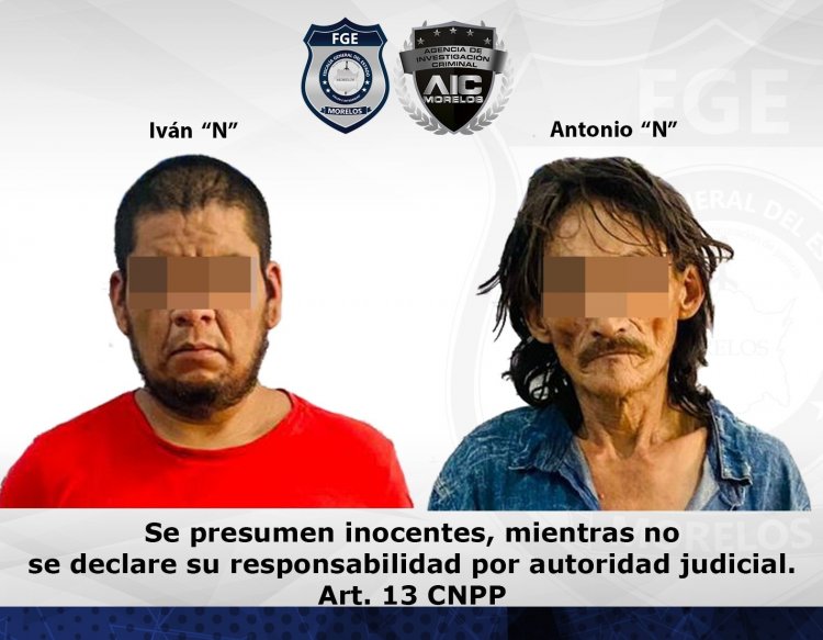 Este par, capturado con droga en el municipio de Zacatepec