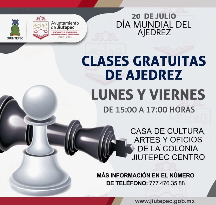 Con el ajedrez, se ayuda a salud mental de menores en Jiutepec