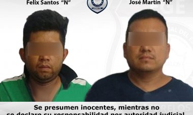 Prisión preventiva contra masculinos por un robo