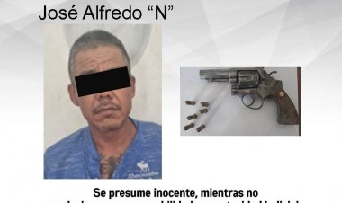 Ya está frente a la ley un supuesto violentador familiar; andaba armado