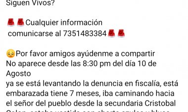 Buscan las ¨Nenis¨ a una de las suyas, desaparecida