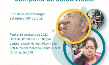 Invitan a campaña de salud visual en Jojutla