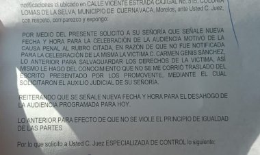 Se niega MP de la Fiscalía Anticorrupción a acudir a audiencia con Rodrigo Arredondo