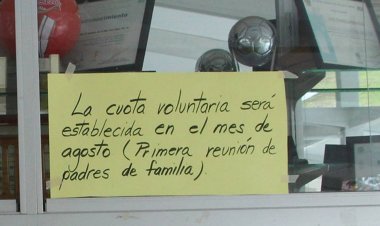 En la zona Oriente se quejan  por excesivas cuotas escolares