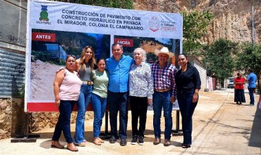 El Campanario, con nueva pavimentación por parte del gobierno de Rafael Reyes R.