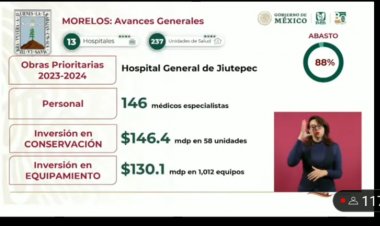 Morelos, el de menor avance en abasto de medicina en IMSS Bienestar