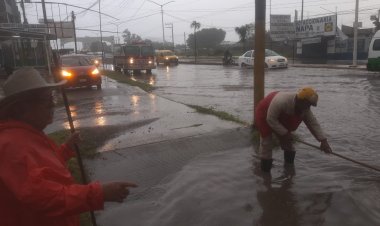 Bomberos de Jojutla atendieron las afectaciones por recientes lluvias