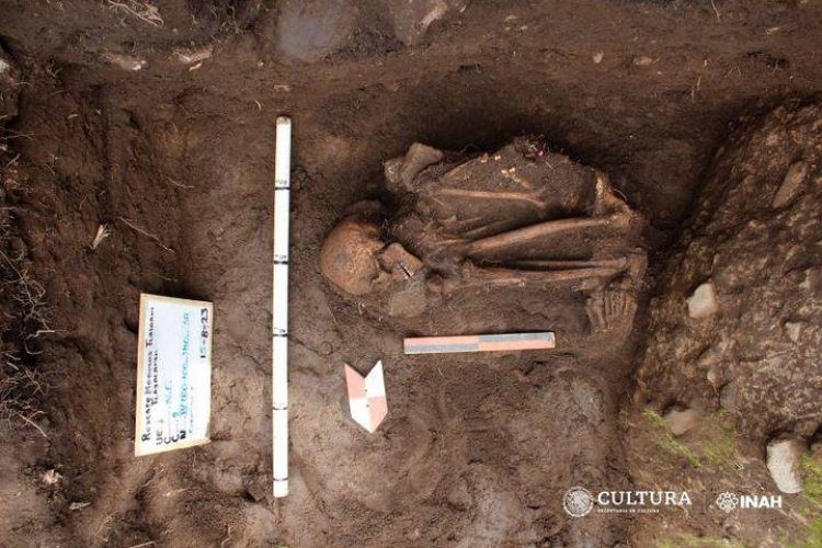 En Tlayacapan descubren un entierro con más de mil años