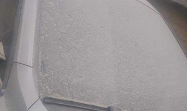 Por el Popo, cae ceniza en varios municipios del estado