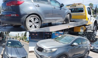 Un Kia Sportage con números alterados, asegurado en Jojutla