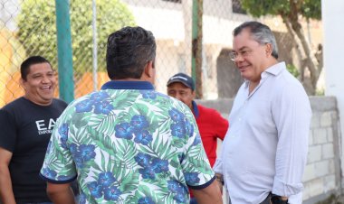 La colonia San Isidro de Jiutepec tiene una nueva techumbre en una cancha