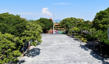 Está ya rehabilitada la Plaza de Armas de Cuernavaca