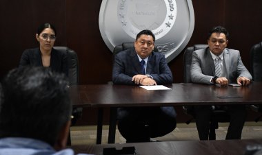 Para mayor atención a víctimas, se reúne el fiscal con personal