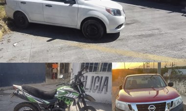 Pudieron ser recuperados 3 vehículos de procedencia ilícita en la región Sur