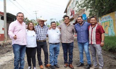 Supervisó Rafael Reyes rehabilitación de calle 16 de Septiembre en Jiutepec