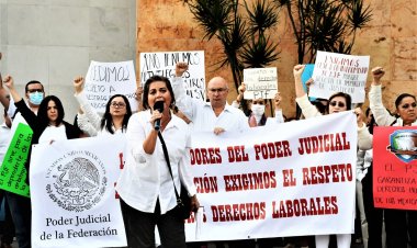 Trabajadores del P. Judicial en Morelos se unen a paro nacional