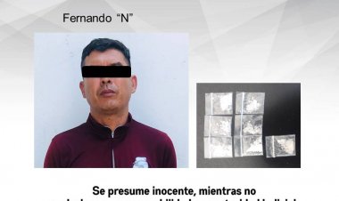 Por delitos contra la salud detuvieron a este hombre