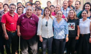Margarita González dialoga con Sindicato del Tec de Zacatepec