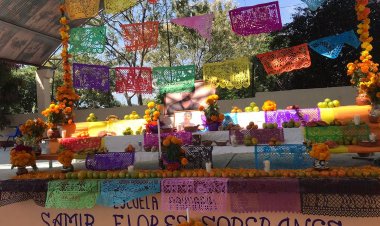 Instalarán ofrenda especial para recordar al activista Samir Flores