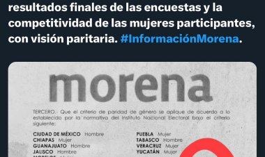 Falso, que Morena ya decidió  que en Morelos irá candidata