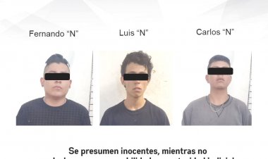 Por droga y arma prohibida atraparon a estos 3 sujetos