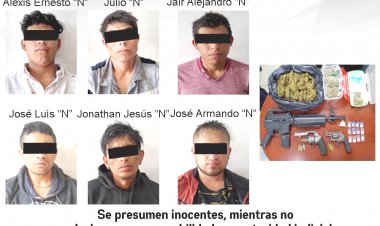 Aprehendidos 6 por delitos contra la salud en Jiutepec