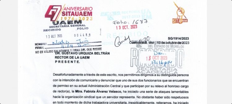 Acusan a Fabiola Álvarez de  ataques contra el SITAUAEM