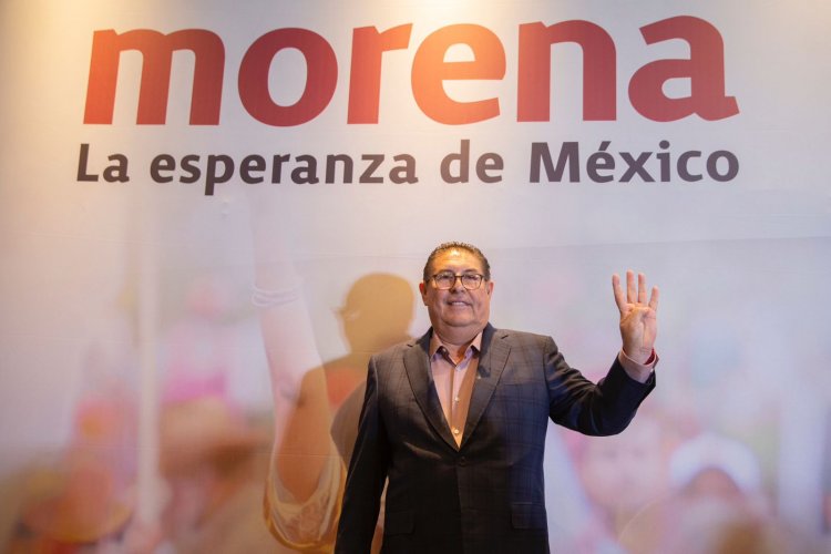 Asiste Víctor Mercado a reunión de MORENA para conocer términos de la encuesta para elegir al coordinador de la defensa de la 4 transformación en Morelos