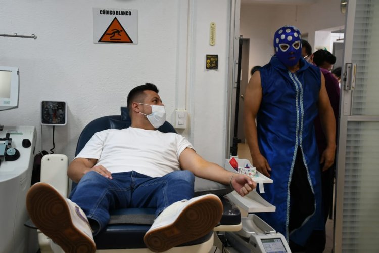 Rotarios y luchadores impulsan donación voluntaria en Morelos