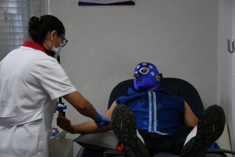 Rotarios y luchadores impulsan donación voluntaria en Morelos