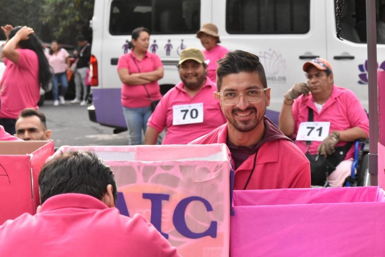 Carrera atlética del DIF Jiutepec en contra del cáncer de mama