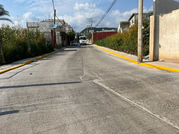 Se concluyó pavimentación en calle de Cuernavaca del gobierno estatal