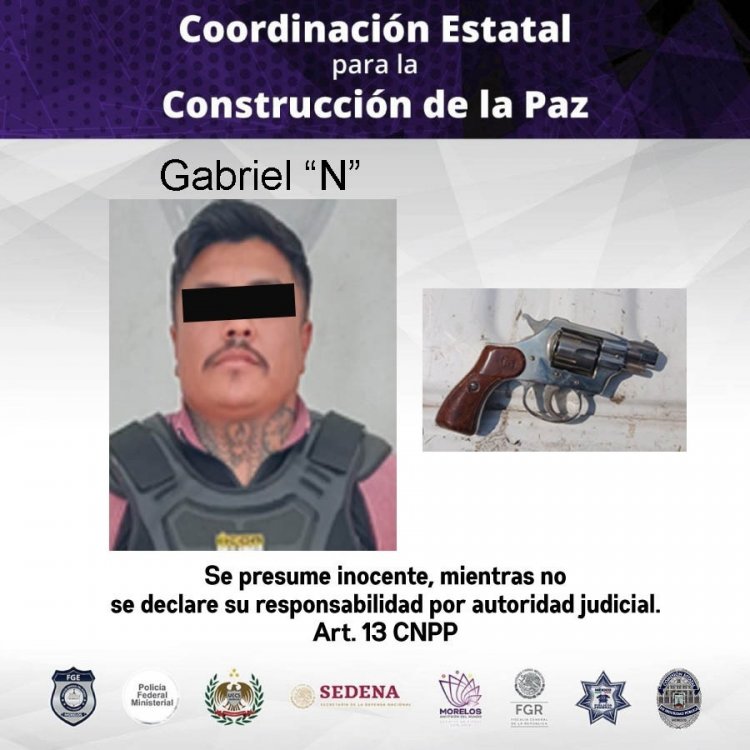Traía un arma prohibida en Cuautla: lo detuvo la Policía
