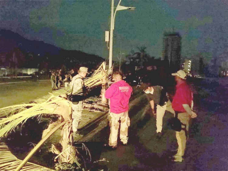 Brigada de Jojutla sigue brindando ayuda tras el desastre en Acapulco