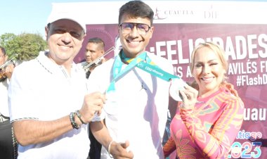 Los sueños se cumplen, dice atleta que tiene apoyo de edil Arredondo