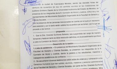 Inician proceso de sanción contra directora de la FDyCS