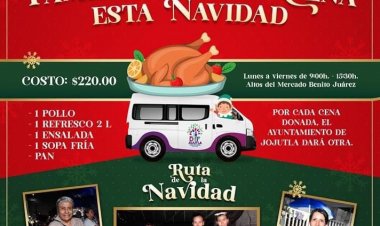 DIF Jojutla invita a apadrinar a una familia con cena esta Navidad