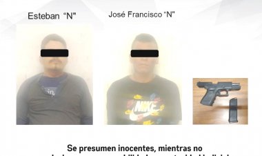 Este par fue detenido acusado de delitos en contra de la salud