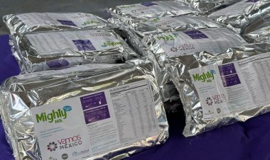 En Jojutla, se entregaron 500 kilos de leche en polvo