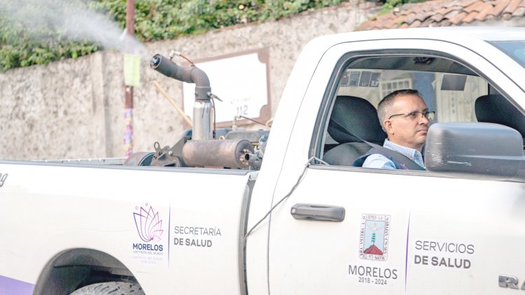 Siguen acciones de nebulización en Morelos por parte de los SSM