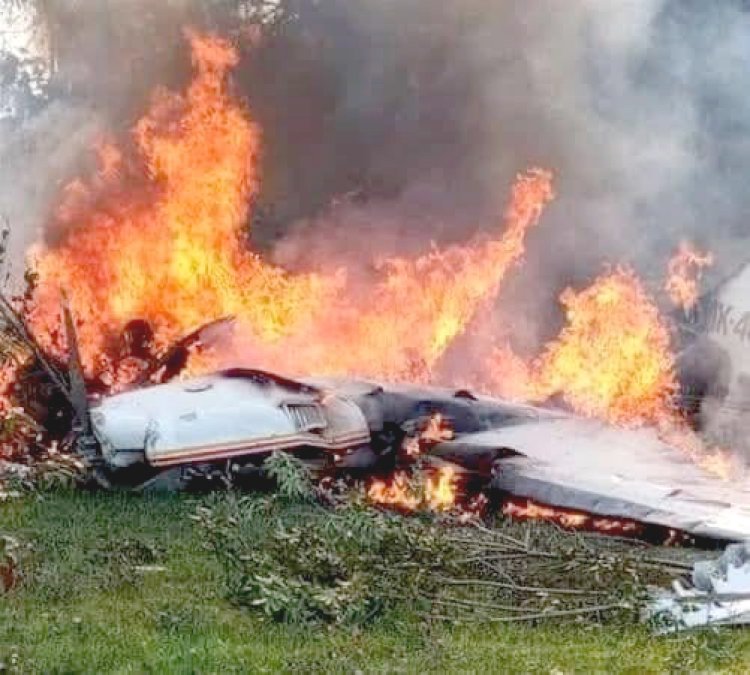 Se estrella avioneta en Tetlama,  municipio de Temixco; 4 muertos