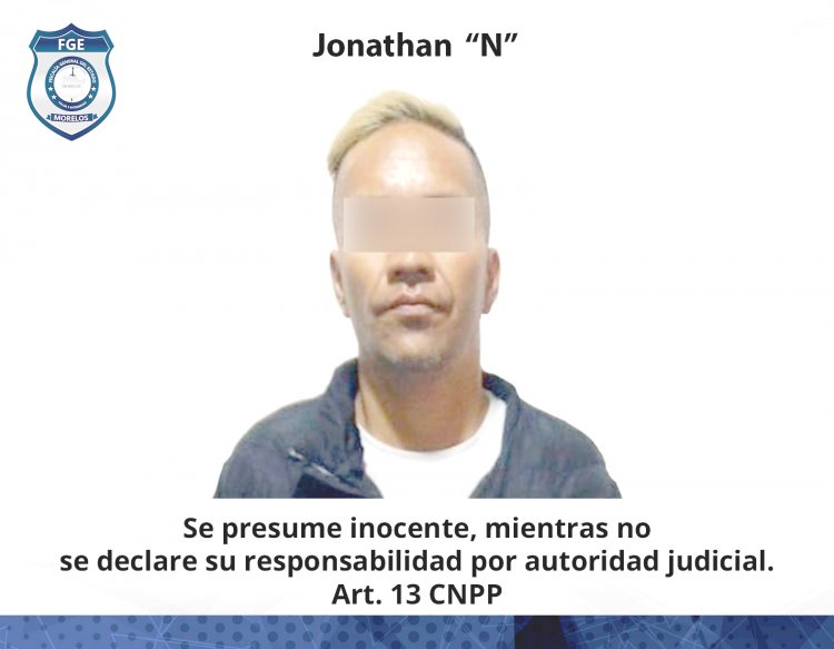 Jonathan fue detenido por el robo de vehículo con violencia