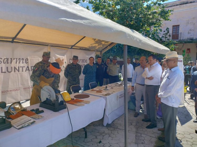 Realizan las ferias de Paz y Desarme Voluntario en Cuautla, Morelos