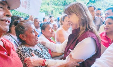 Recibe Margarita González apoyo en Cuernavaca por 4a Transformación