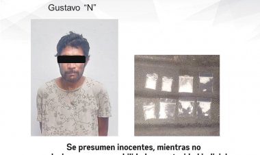 Lo acusan de traer bolsitas de cristal en Santa Rosa 30