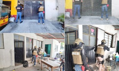 Ejecuta FIDAI 2 cateos en casas de seguridad de dos municipios