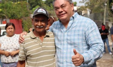 Supervisó Rafael Reyes rehabilitación de pozo de agua