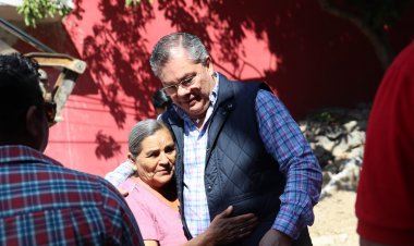 Obras en colonias de Jiutepec, con supervisión del edil Reyes