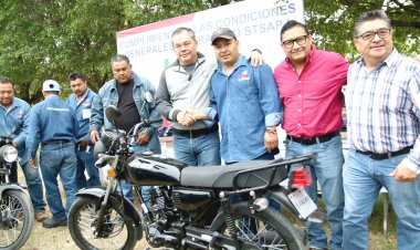 El Sistema de Agua de Jiutepec recibió herramientas de parte del alcalde Reyes